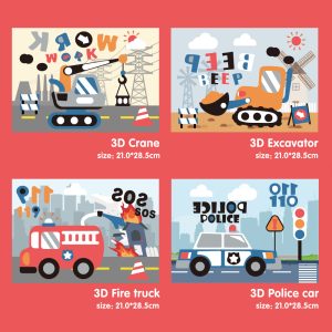 3D Kids Stickers