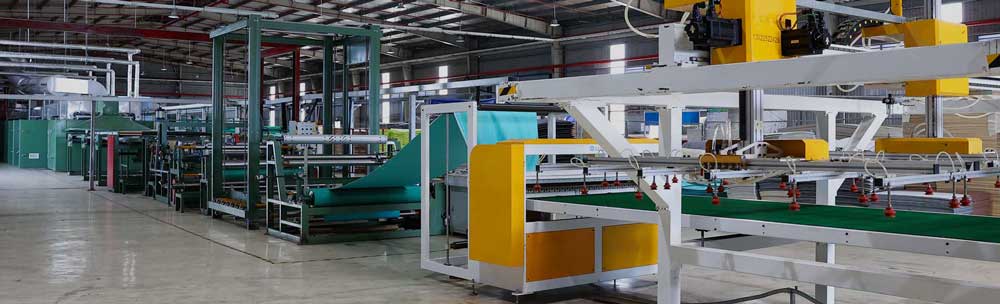 PVC yoga mats automated production line