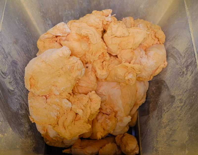 Step 1. Automated XPE Foam Pellet Ingredient Mixing