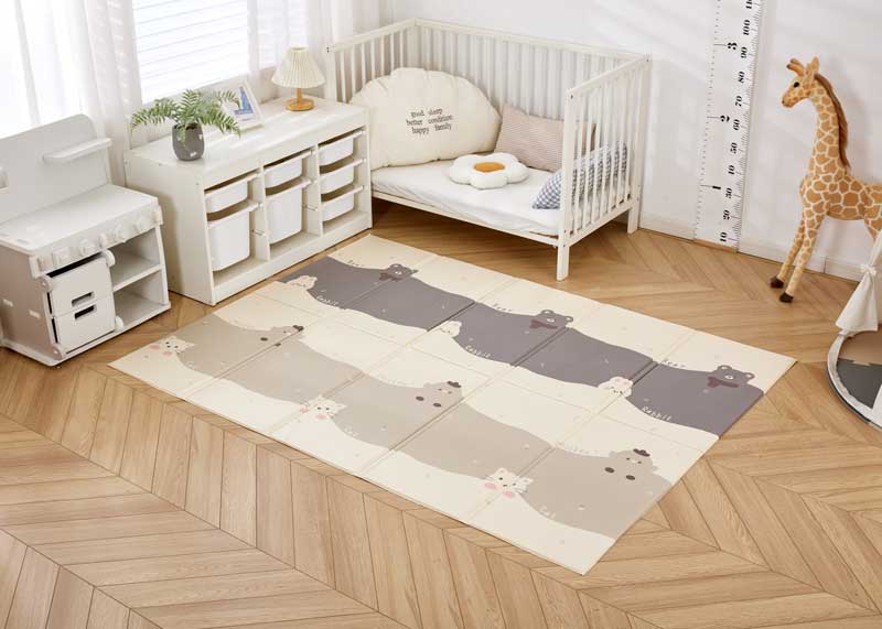 custom foldable XPE crawling mat