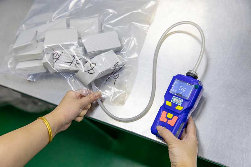 72‑hour sealed‑bag odor test