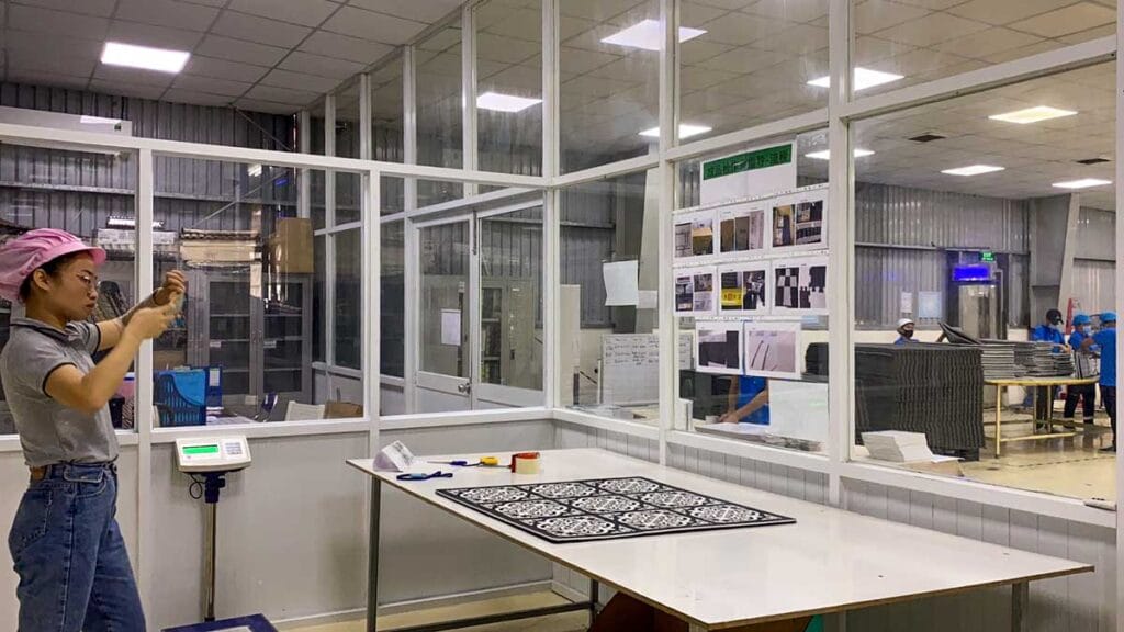 mat manufacturer quality control First Article Inspection