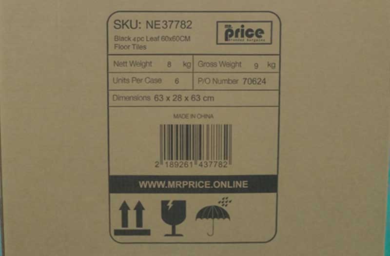 NEEU Custom Packaging -Carton Mark