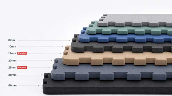 Customize Interlocking & Puzzle Mats-Thickness