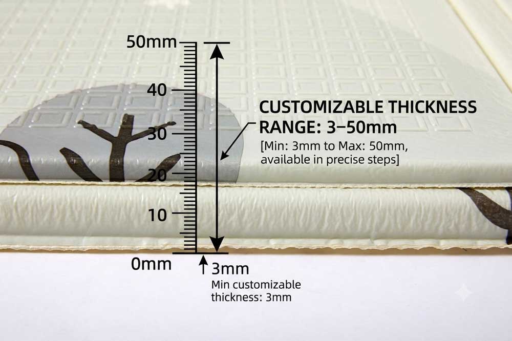 How to Customize Foldable Mats' Thickness