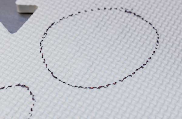 Quality Control for Foam Mats-Air Bubbles2
