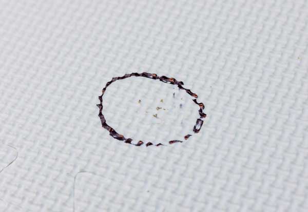Quality Control for Foam Mats-Color Contamination1