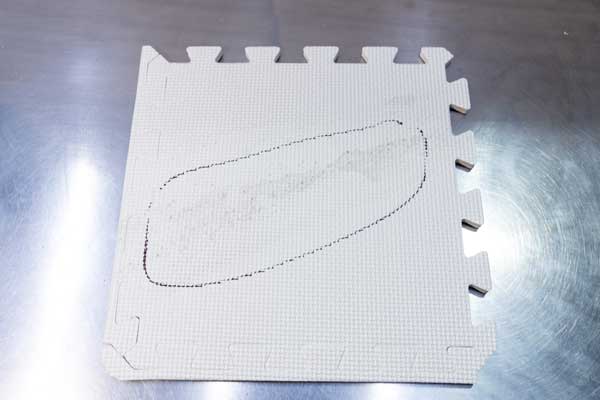 Quality Control for Foam Mats-Stains Dirt4